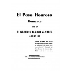 El Paso Honroso. Romance